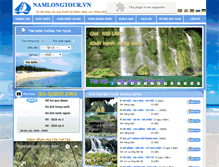 Tablet Screenshot of namlongtour.vn